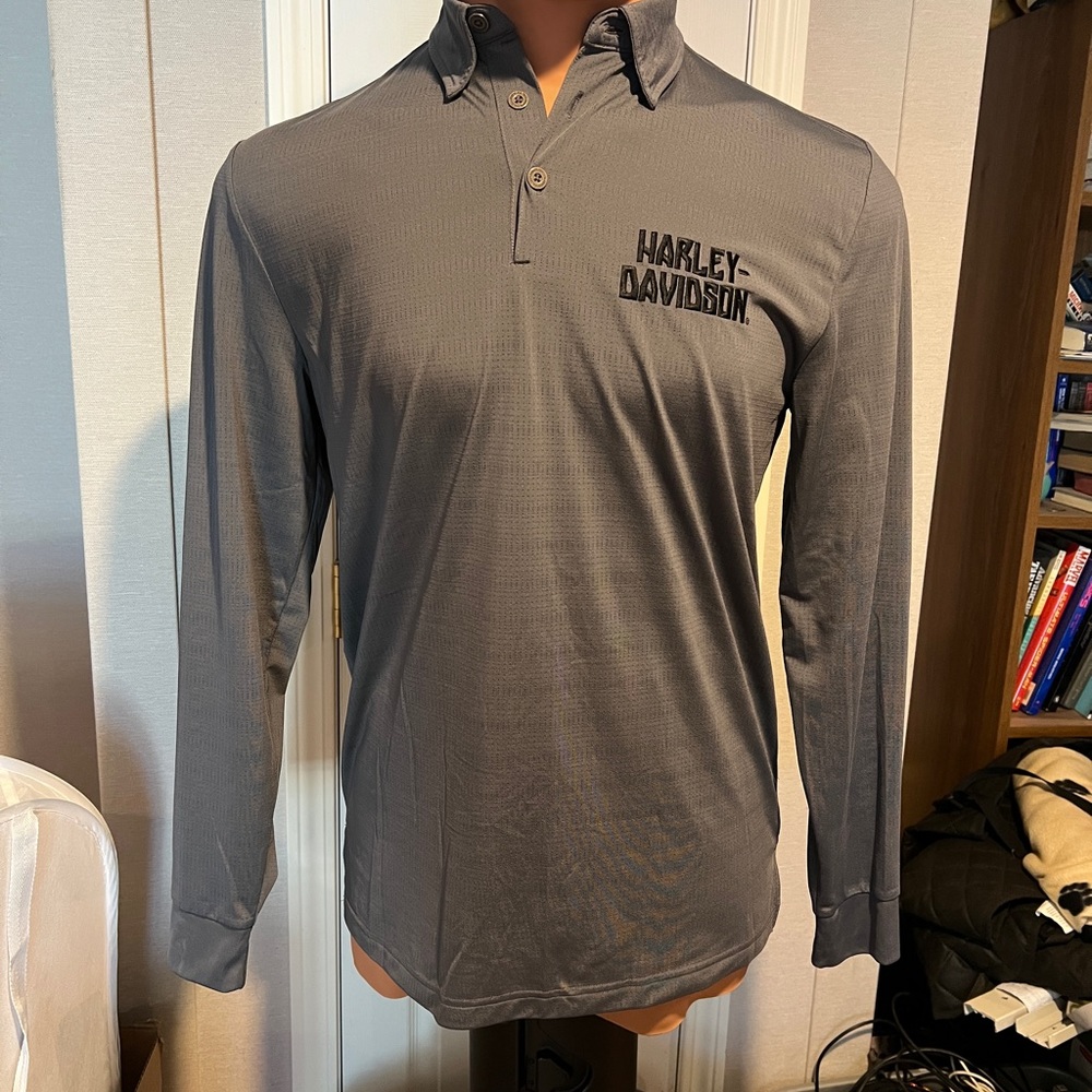 Genuine Harley-Davidson Long Sleeve Polo Mens XL